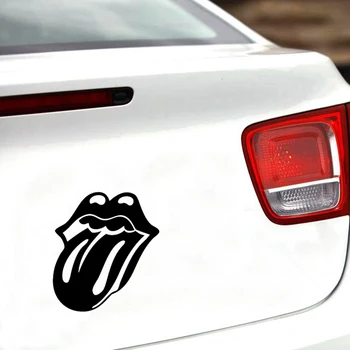 Rolling Stones Kalba Roko Muzikos Vinilo Decal Motociklo Bamperis Automobilio Langą Nešiojamas Automobilių Stilius images