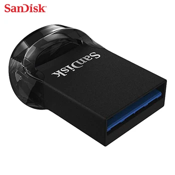SanDisk Originalus USB 3.1 Flash Drive Ultra Super Mini Pen Drive 16GB 32GB 64GB 128 GB Memory stick Iki 130 MB/s Pendrive images
