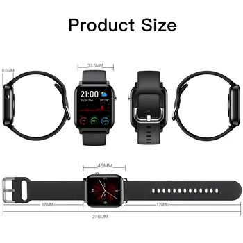 Smart Žiūrėti SN87 1,4 colio Full Touch Apyrankę Vyrų, Moterų Fitneso Tracker Širdies ritmas, Kraujo Spaudimas Band Laikrodis Sporto Smartwatch images