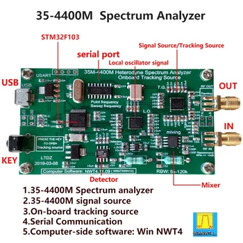 Spektro Analizatorius 35-4400M Signalo Šaltinio Sekimo Signalo Šaltinio Modulis USB LTDZ ain Analizės Įrankis images