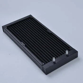 Syscooling aliuminio vandens aušinimo radiatorių 280mm už 140 mm ventiliatorių vamzdžių ID 6mm images