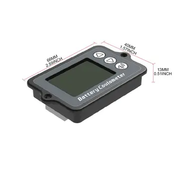 TK15 50/100A Kulono Counter Baterijos Talpa Bandymo Metrų LCD Ekranas Ammeter Voltmeter Ličio Galios Lygis Stebėti images