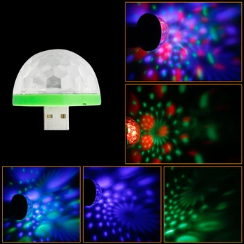 USB Šviesos Žaislai, Spalvos Šviesos Kamuolys Apšviesta Vaikai Projektorius Led Mirksi Šviesos Kalėdų Žaislus Vaikams Miegamojo Puošmena images