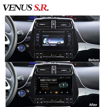 VenusSR Android 9.1 2.5 D Automobilio DVD Grotuvas GPS Navigacija, Multimedia Toyota Prius 2016 automobilio stereo 