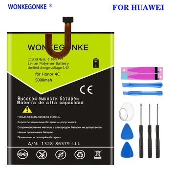 WONKEGONKE HB526379EBC Baterija Huawei Honor 4C Pro Y6 Pro Garbė Žaisti 5X Holas 2 plius ZYLĖ-AL00 CL10 ZYLĖ-L01 ZYLĖ-U02 images