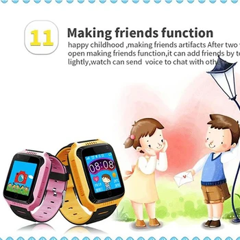 Y21 GPS Vaikų Smart Žiūrėti Anti - Lost Kamera, Žibintuvėlis Kūdikių SOS Skambučio Vieta Prietaiso Tracker Vaikas Saugus Q528 Q529 Smartwatch images